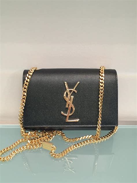 yves saint laurent borse argento